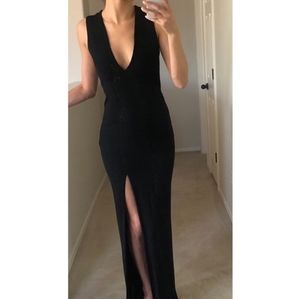 ASOS black maxi dress, size 2